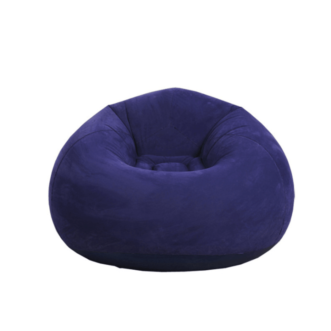 110X85Cm Large Inflatable Chair Bean Bag PVC Indoor/Outdoor Garden Furniture Lounge Adult Lazy Sofa No Filler Folding Bed - MRSLM