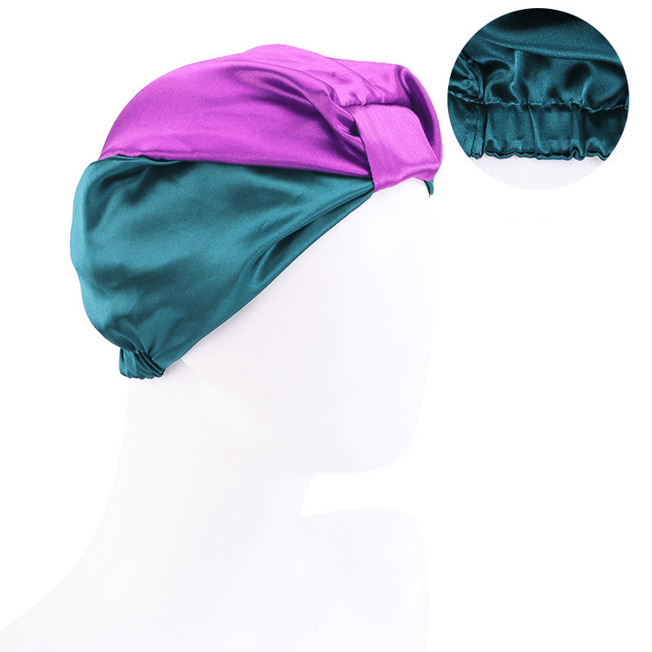 Contrast Knotted Bandana Hat - MRSLM