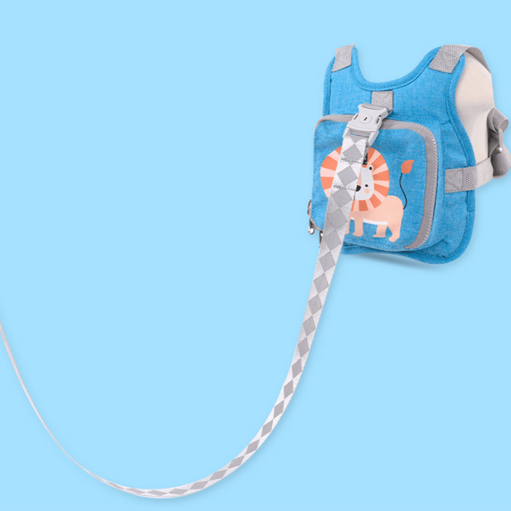 Reflective anti Lost Device Travel Child Safety Harness Leash Bag Wristband Belt Baby Kids Safety Harness Rope - MRSLM