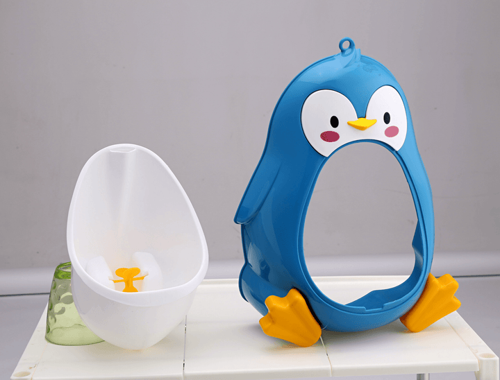 Baby Urinal Toddler Potties Boys Pee Trainer Children Removable Lovely Penguin Toilet Bathroom - MRSLM