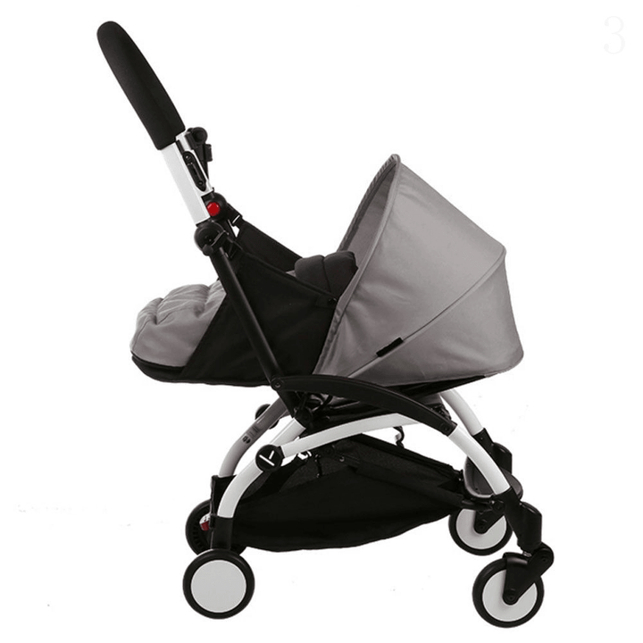 Folding Baby Stroller Sleeping Basket Infant Carriage Pushchair Sleep Pad Travel Car Stroller - MRSLM
