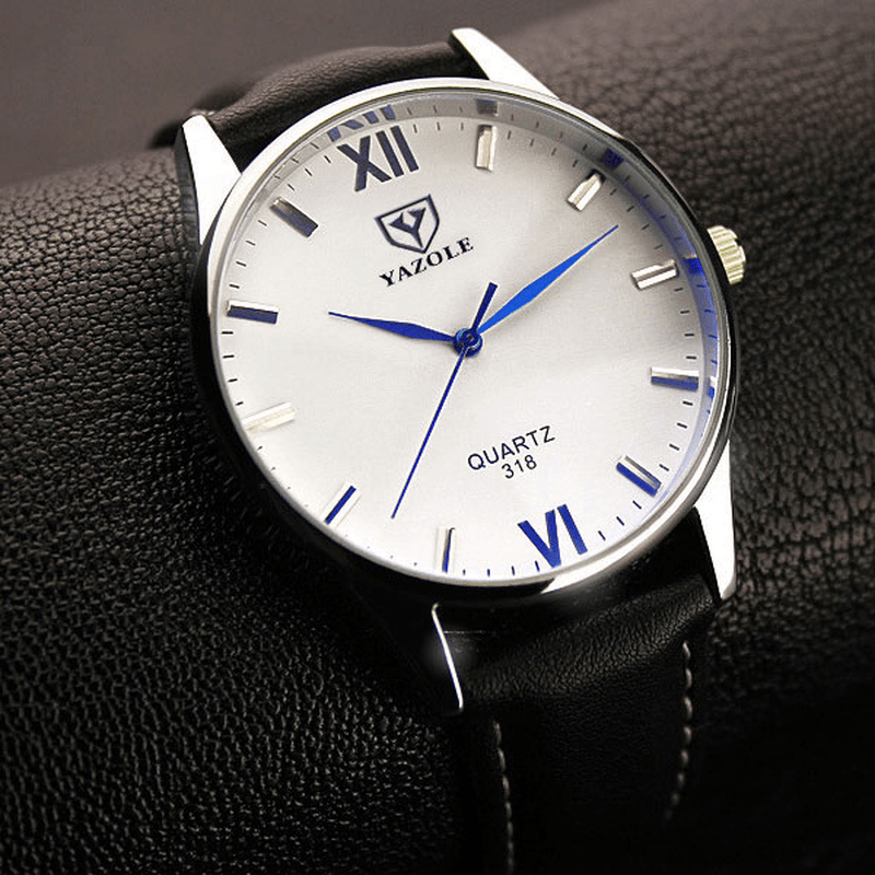YAZOLE 318 Men Watch Luminous Display Casual Style Clock Quartz Watches - MRSLM
