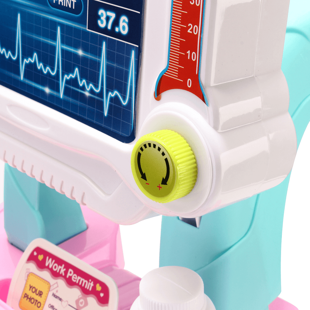 Kids Doctor Nurse Role Play Toy Set Medical Play Set Educational Children Gift Interest Development for over 9 Mouth Kids - MRSLM
