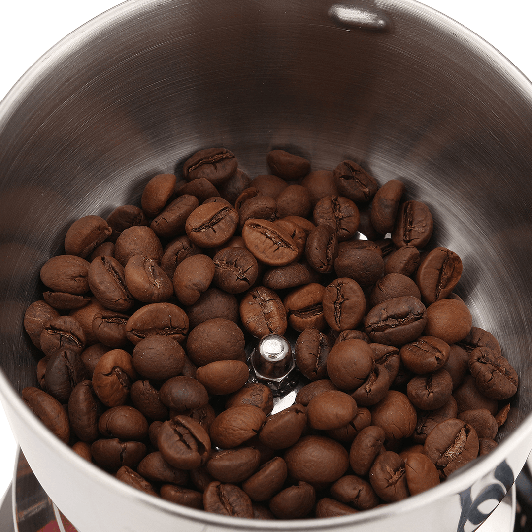 220V 100W Electric Herb Beans Grain Coffee Grinder Cereal Mill Grinding Machine - MRSLM