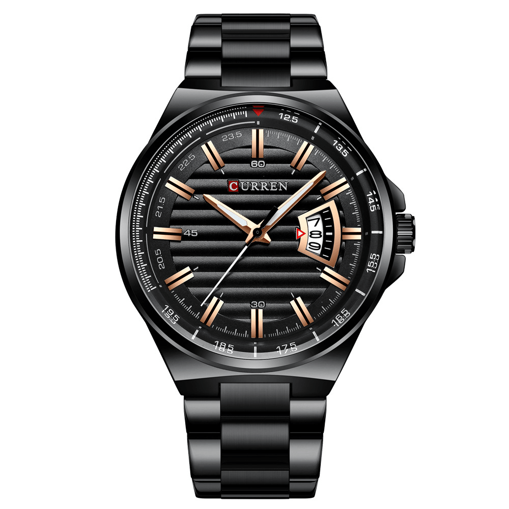 CURREN 8375 Business Style Luminous Display Men Wrist Watch Date Display Quartz Watch - MRSLM