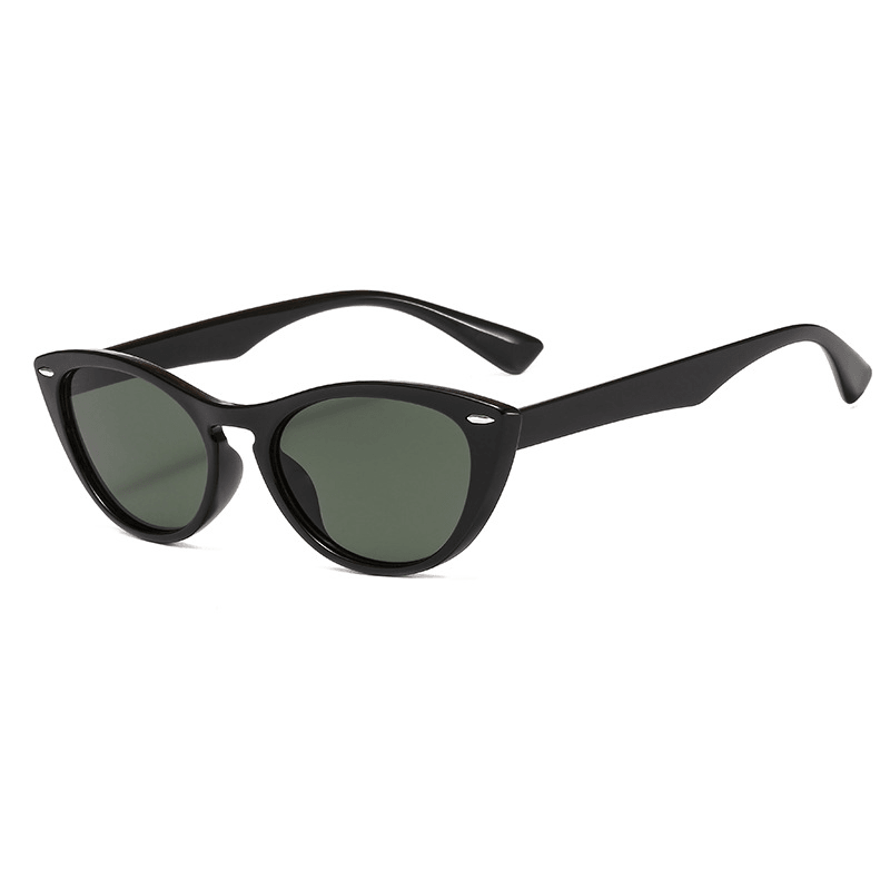 Fashion Retro Cat Eye Rice Nail Sunglasses - MRSLM