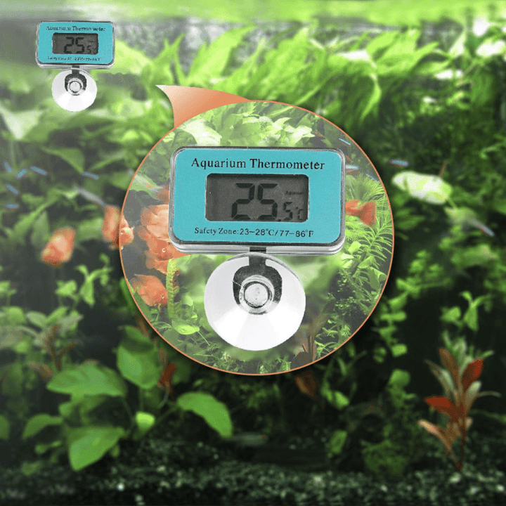LCD Digital Fish Tank Aquarium Thermometer -50 to 70 Levert Temperature Levert Temperature Control - MRSLM