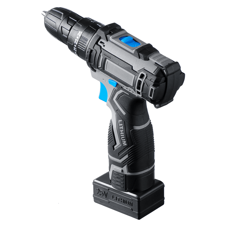 25V Cordless Drill Screwdriver Mini Wireless Power Driver with 2 Lithium-Ion Battery - MRSLM