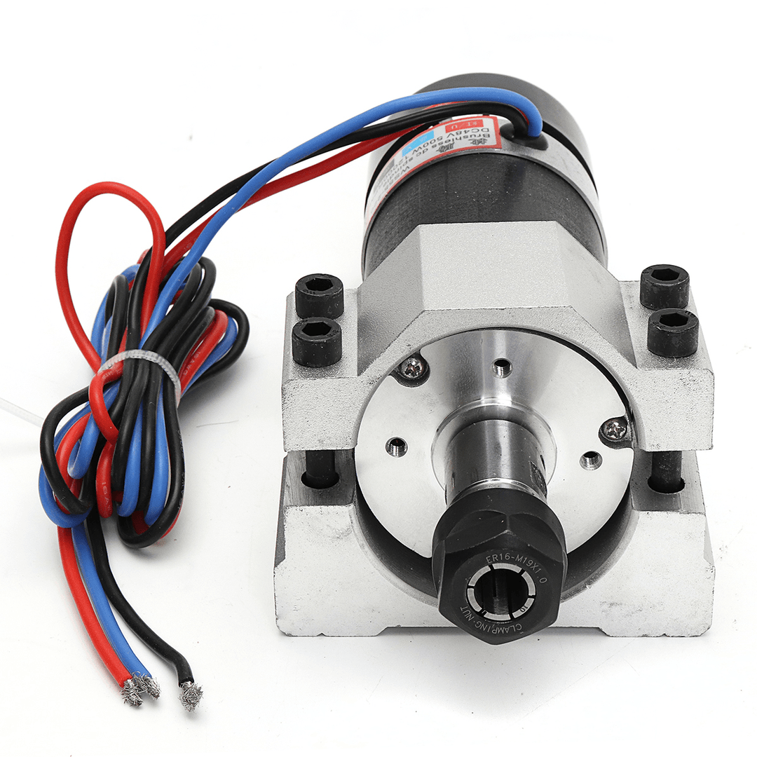 Machifit WS55-220S 500W Brushless Spindle Motor with Brushless Spindle Driver and Clamp - MRSLM