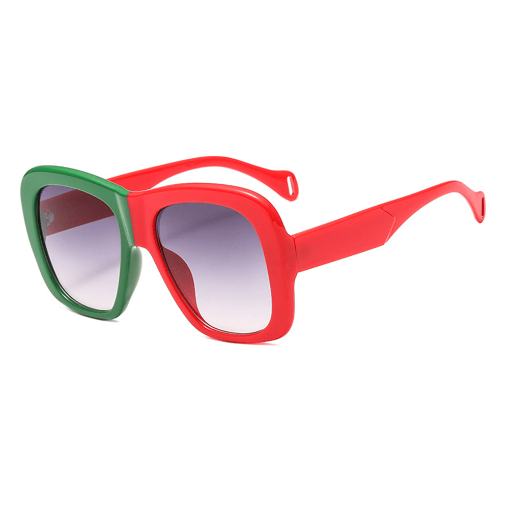 Women Man Anti-Uv Sunglasses Two-Color Box Sunglasses Square Box Sunglasses - MRSLM
