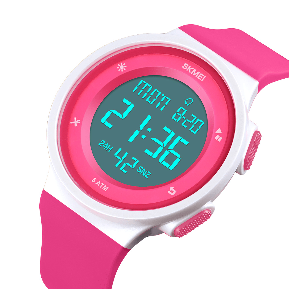 SKMEI 1445 Fashion Silicone Waterproof LED Outdoor Sport Digital Watch - MRSLM
