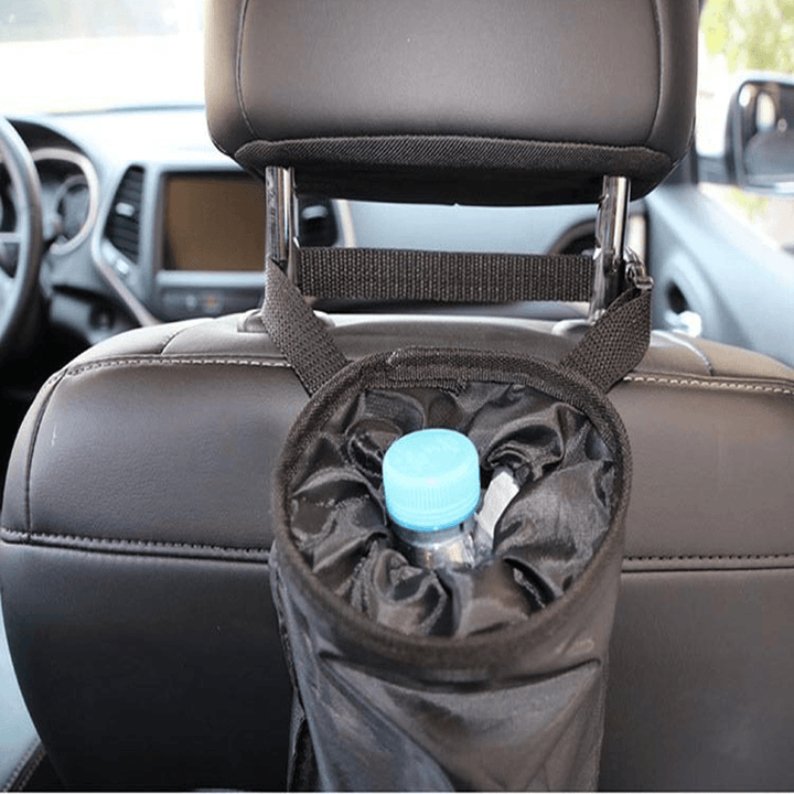 Car Seat Back Trash Holder Litter Hanging Bag Garbage Storage Rubbish Container Adjustable Oxford Cloth Car Waste Bins Cleaning Tools - MRSLM
