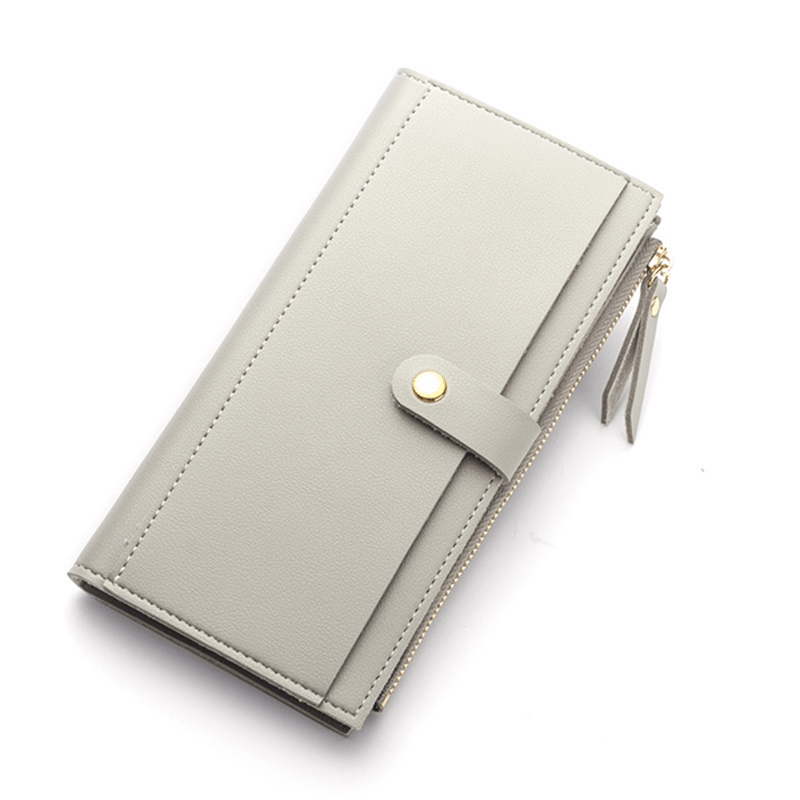 Baellerry Women Multi Slot Elegant Long Wallet Card Holder Purse Phone Bag Fits 5.5 Inch Cellphone - MRSLM