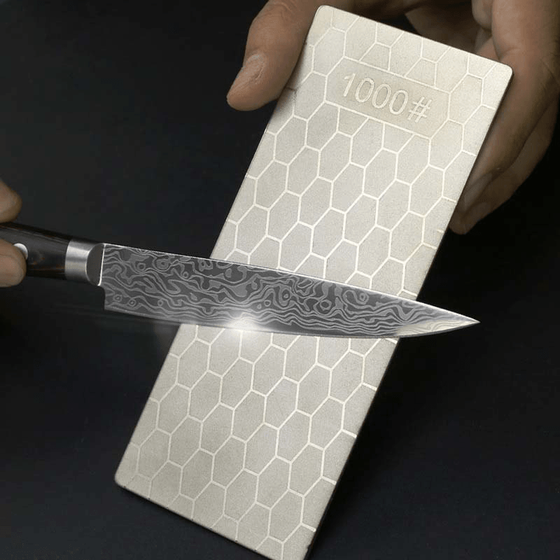 MYVIT Diamond Knife Sharpening Stone Knife Sharpener Ultra-Thin Honeycomb Surface Whetstone Kitchen Grinding Tools - MRSLM