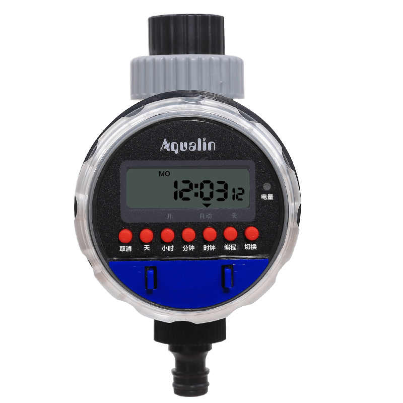 Automatic Home Garden Ball Valve Water Timer Waterproof Electronic Irrigation Controller with LCD Display - MRSLM