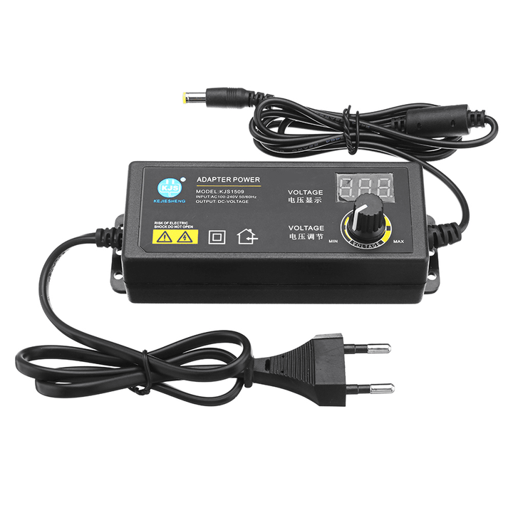 KJS-1509 3-12V 3A Power Adapter Adjustable Voltage Adapter LED Display Switching Power Supply - MRSLM