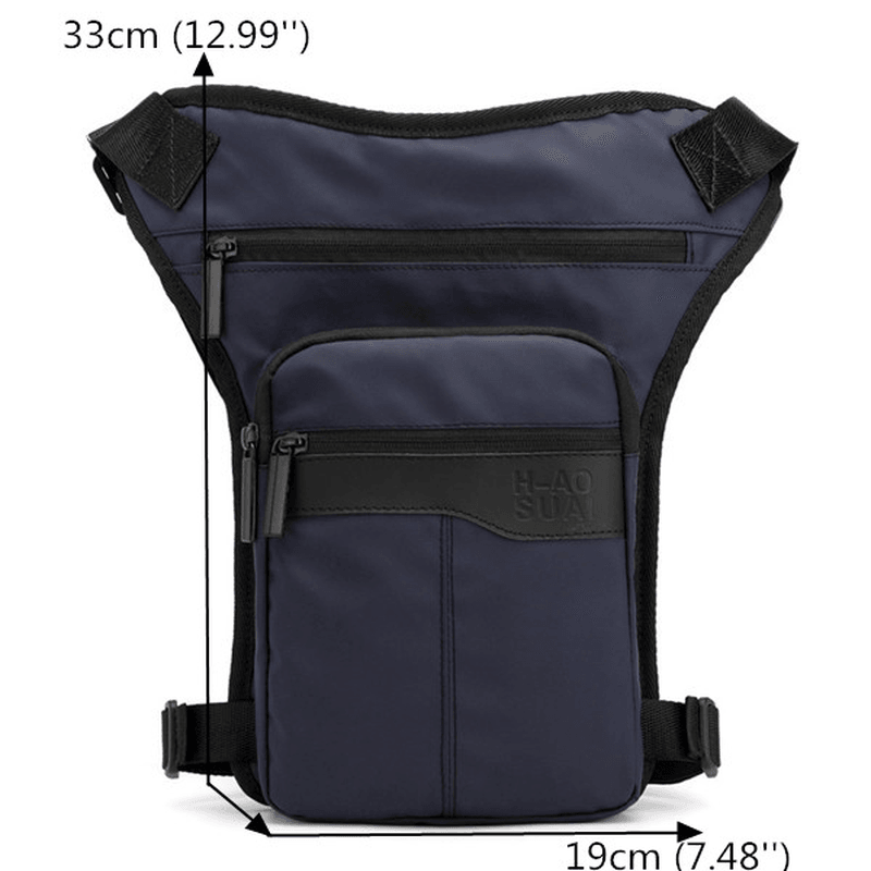 Men Outdoor Waist Bag Nylon Multi-Pocket Crossbody Bag - MRSLM