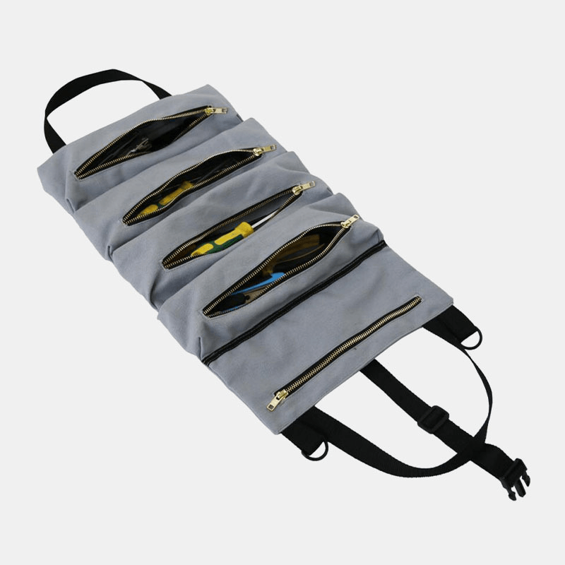 Multi-Functional Canvas Suspension Car Storage Bag Tool Bag Portable Storage Bag for Car Kit - MRSLM