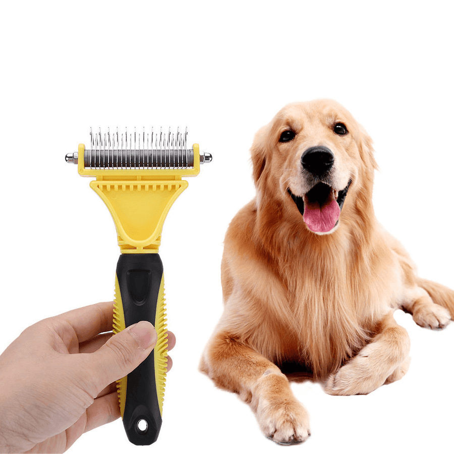 Dog Brush for Shedding-Best Cat Grooming Comb Tools Pet Hair Trimmer Clipper - MRSLM