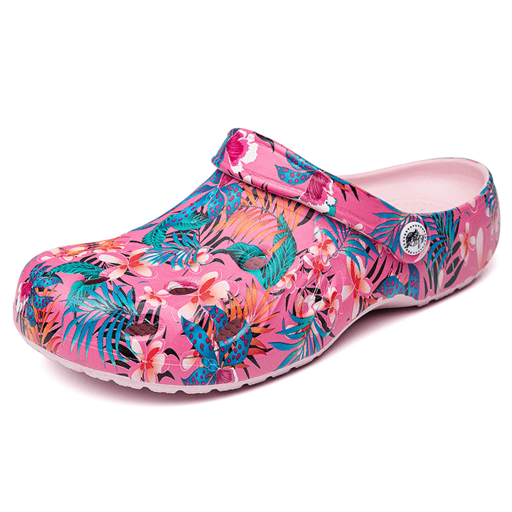 Women Breathable Hollow Out Waterproof Two-Ways Soft Beach Sandals - MRSLM