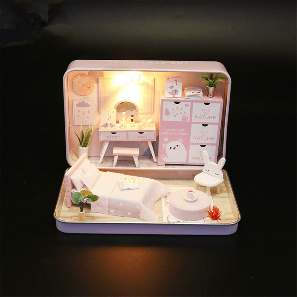 Hoomeda DIY Doll House Romantic Theater Kid Girl Gift S932 - MRSLM