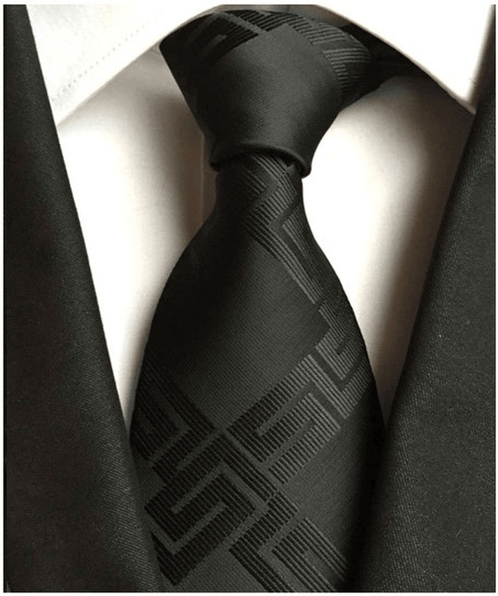 Men S Tie 8Cm Business Gentleman British Formal Wear - MRSLM