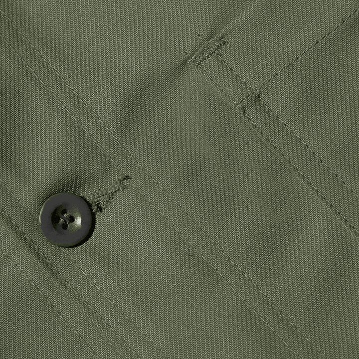 Mens Cotton Vintage Chest Pockets Casual Jacket - MRSLM