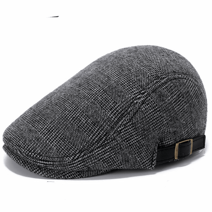 Outdoor Autumn and Winter Woolen Hat Men'S Beret - MRSLM