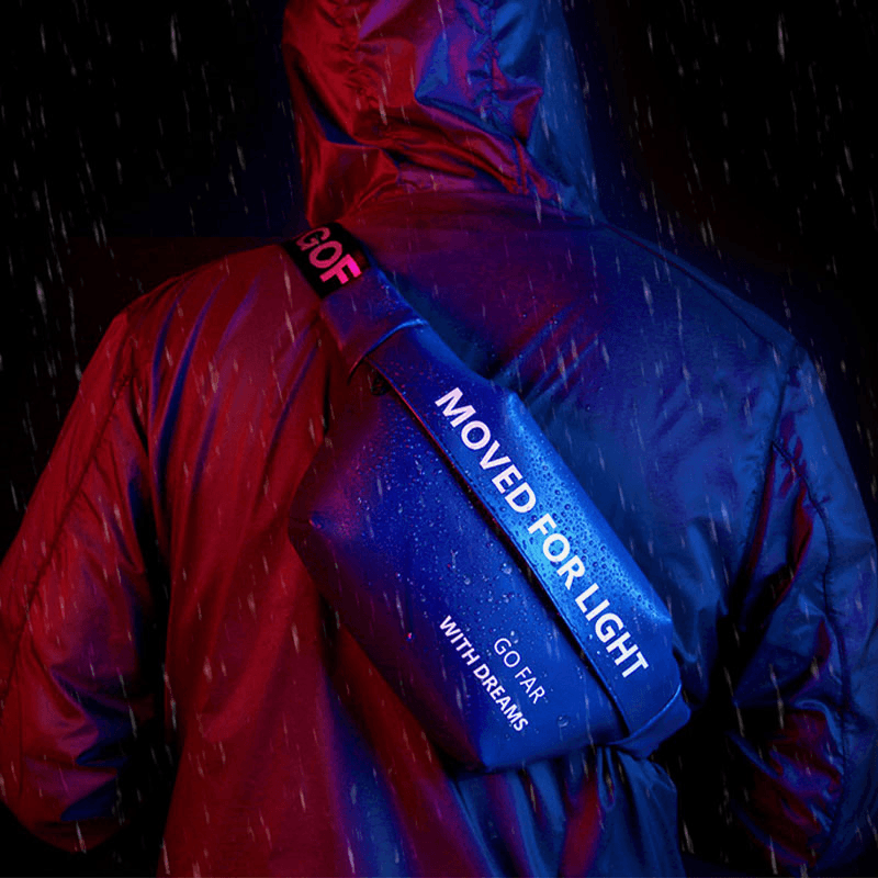 Unisex Waterproof Sporty Fashion Solid Color Cross Body Bag Waist Bag Chest Bag - MRSLM