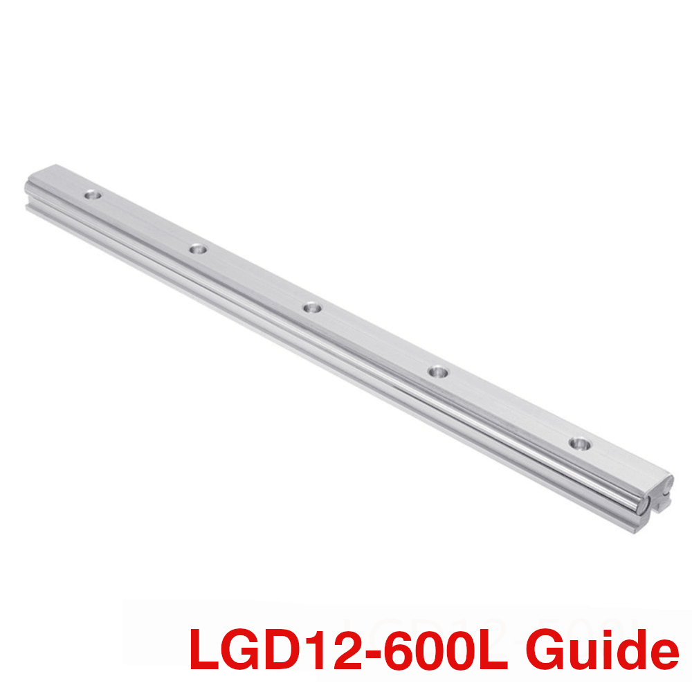 Machifit LGD12-500-1000L Linear Guide Aluminum Alloy External Dual-Axis LGB12-60L 2UU Block for CNC Machine - MRSLM
