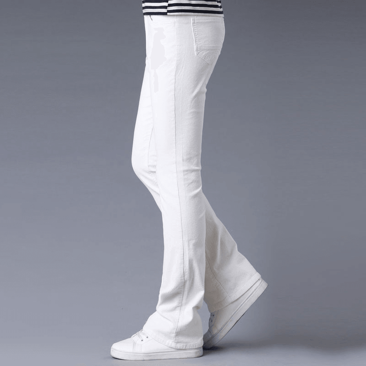 Korean Style Stretch Slim Flared Pants - MRSLM