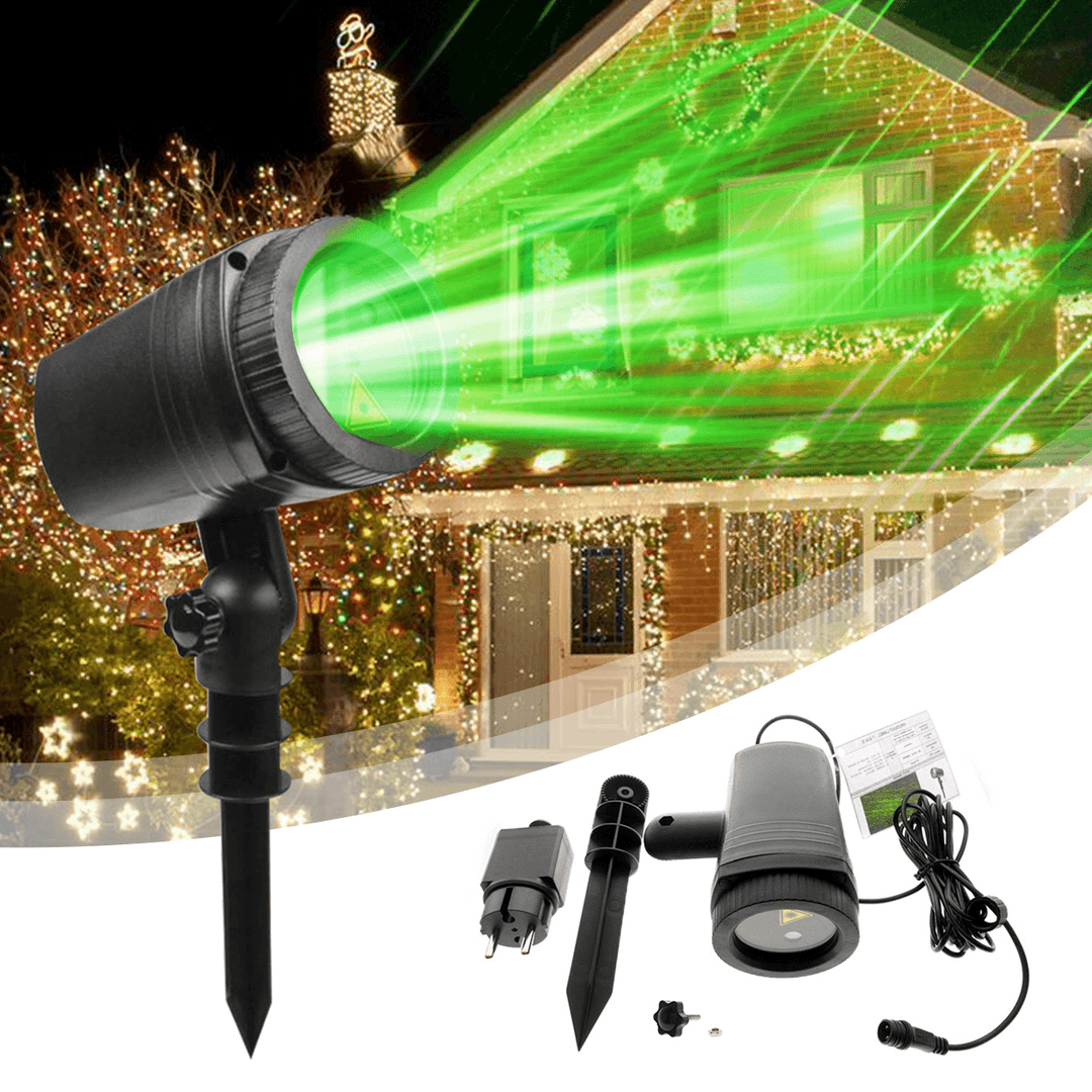 100-240V Outdoor Moving Laser Projector LED Light Waterproof Lawn Garden Lantern Christma Lamp - MRSLM