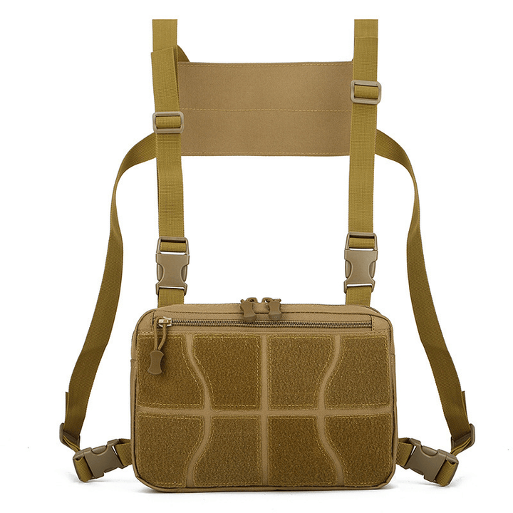 ZANLURE Oxford Tactical Bag Vest Chest Bag Camping Hiking Hunting Vest Backpack - MRSLM