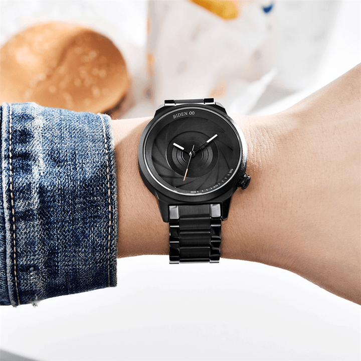 BIDEN BD0109 Photographer Series Creative Wrist Watch Unique Design Analog Quartz Watch - MRSLM
