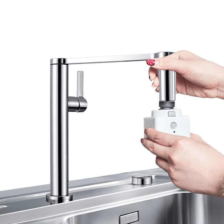 3Life BF03 Smart Double Induction Water Saving Faucet Kitchen Water Filter Infrared Sensor Faucet No Touching Automatic Water Out Device - MRSLM