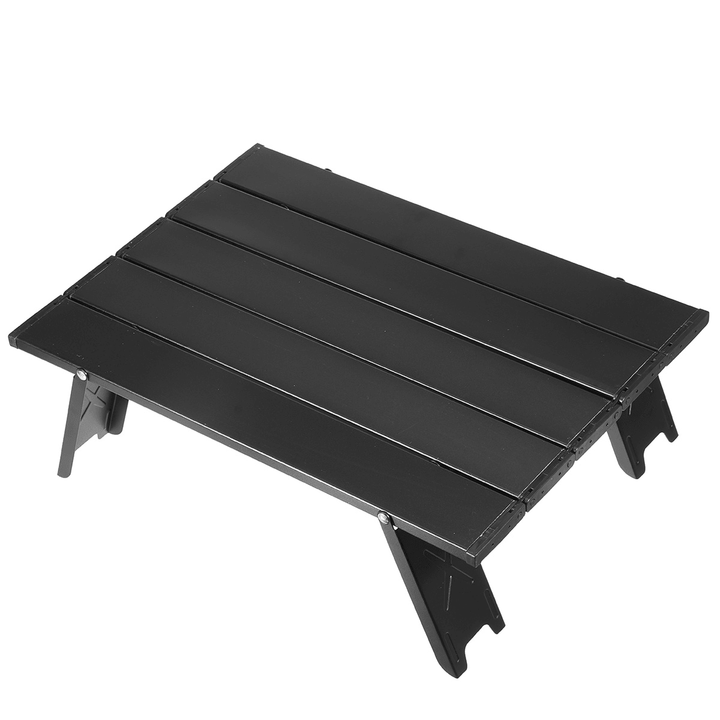 Ultralight Mini Outdoor Table Aluminum Alloy Folding Portable Picnic Desk for Wild Camping - MRSLM