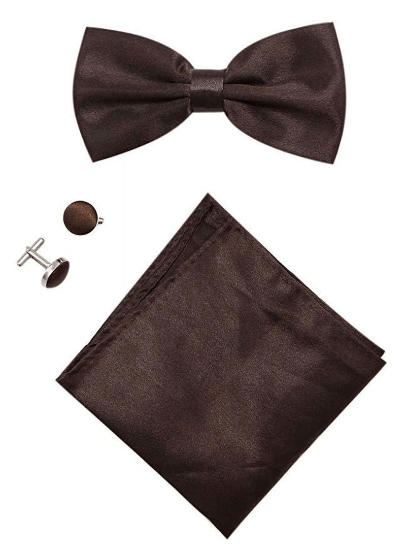 Men'S Scarf and Bow Tie Three-Piece Suit - MRSLM