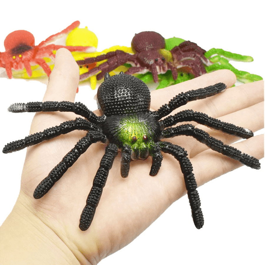 Color Soft Rubber Spider TPR Big Insect Model - MRSLM