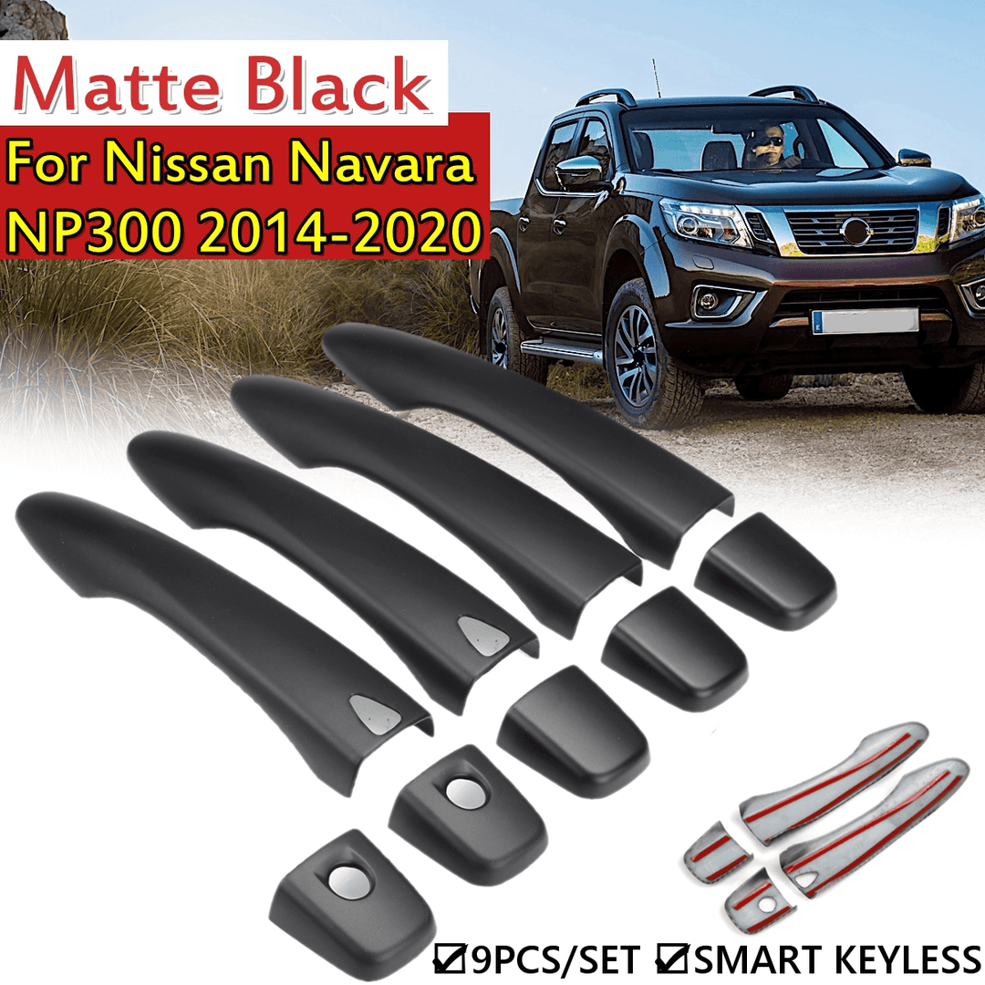 9Pcs Smart Door Handle Covers for Nissan Navara NP300 2014-2020 - MRSLM