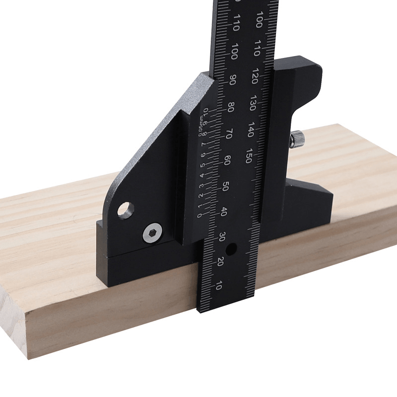 Aluminum Alloy T-Type Drawing Detachable Measuring Ruler Multifunctional DIY Woodworking Utiltiy Tools - MRSLM