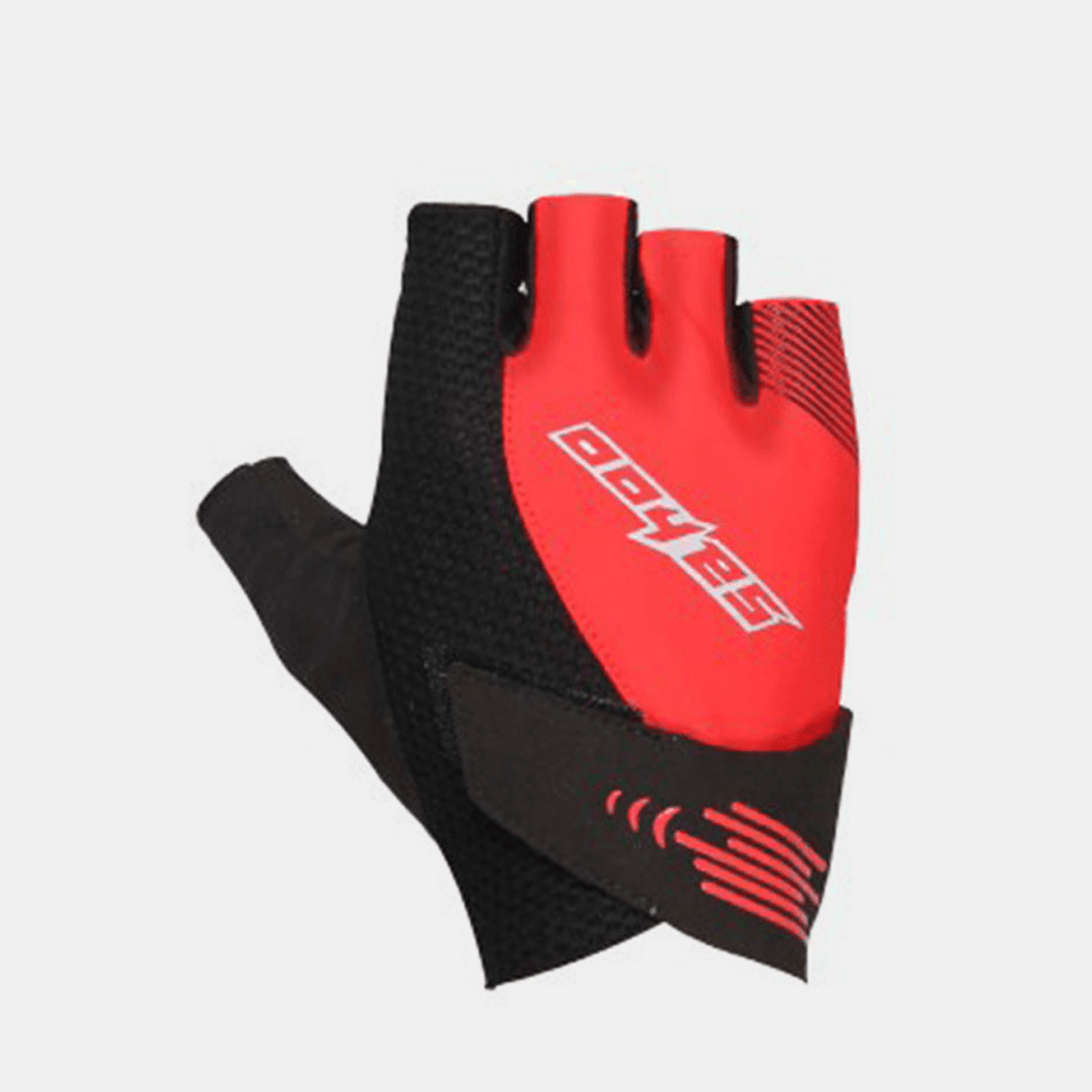 Unisex Non-Slip Breathable Wear-Resistant Half Finger Gloves for Outdoor Riding Cycling - MRSLM