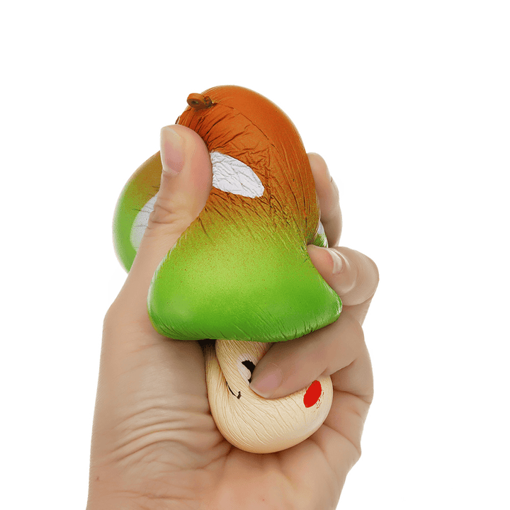 Yunxin Wave Point Large Mushroom Squishy 11*11CM Slow Rising with Packaging Collection Gift Soft Toy - MRSLM
