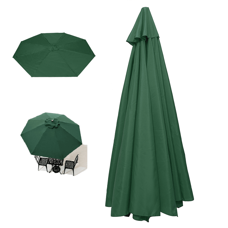 300X300X115Cm Tent Sunshade Cloth Outdoor Patio Garden Umbrella Canopy Waterproof Anti-Uv Replacement Cover Tent Sunshade - MRSLM