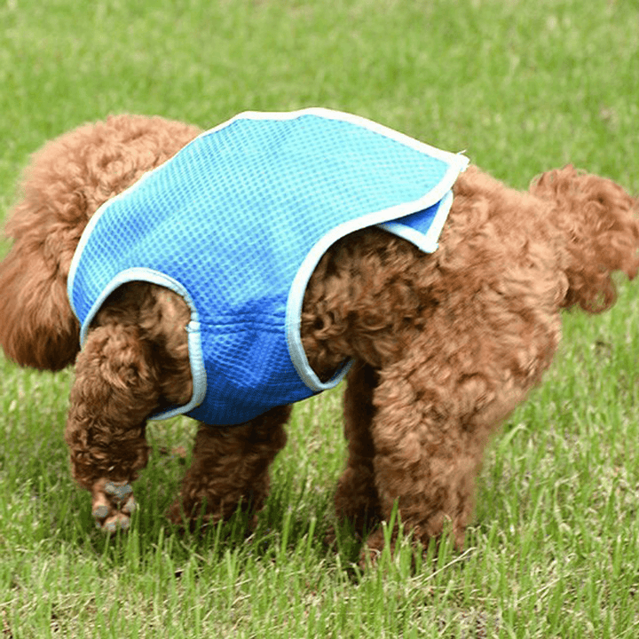 Summer Cooling Jacket Coat Vest T-Shirt Clothes Clothing for Dog Cat Puppy Pet Vest - MRSLM