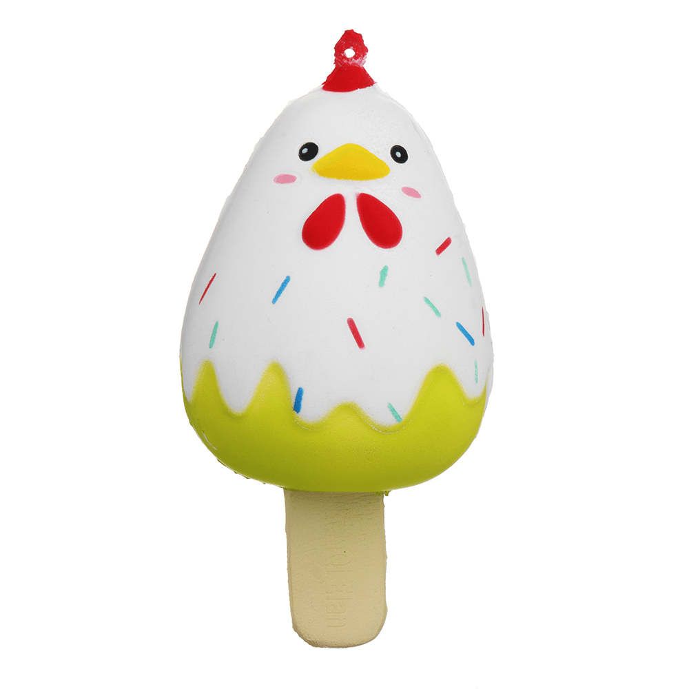 Sanqi Elan Chick Popsicle Ice-Lolly Squishy 12*6CM Licensed Slow Rising Soft Toy with Packaging - MRSLM