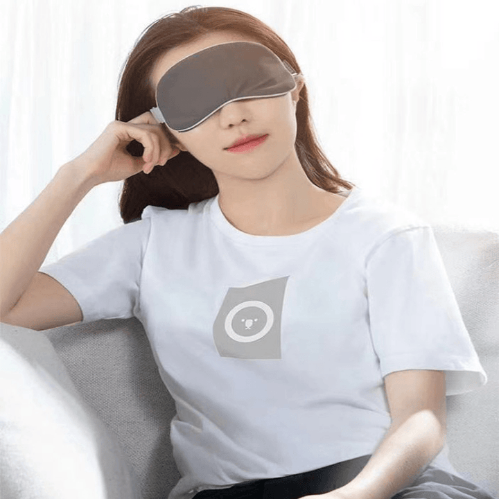 Baseus Rewashable Steam Eye Mask Adjustable Eye Mask Patches Comfortable Blindfold for Travel Shift Work Night Sleeping Nap - MRSLM