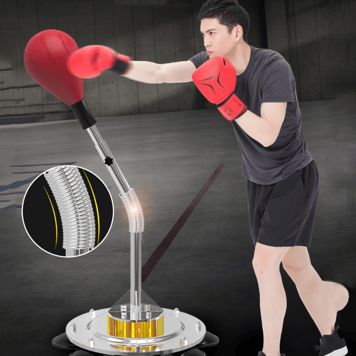 KALOAD Boxing Ball Automatic Rebound 125-170Cm Adjustable Punching Bag Sport Fitness Gym Home Training for Adult Kids Gifts - MRSLM