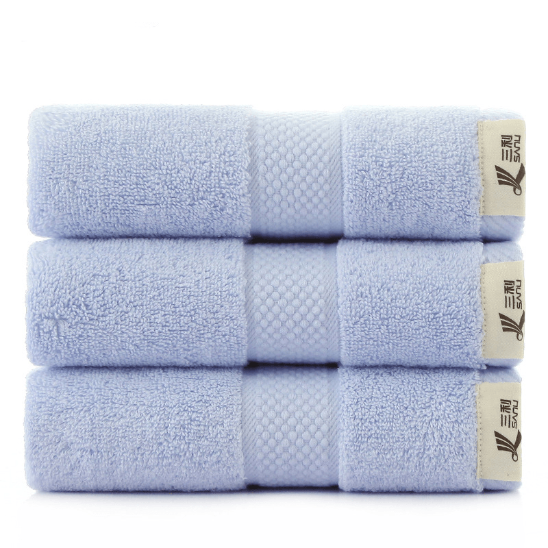 Honana HT-301 Ultra Soft Pure Cotton Fast Drying High Absorbent Antibacterial Thicker Bath Towel Beach Towel - MRSLM