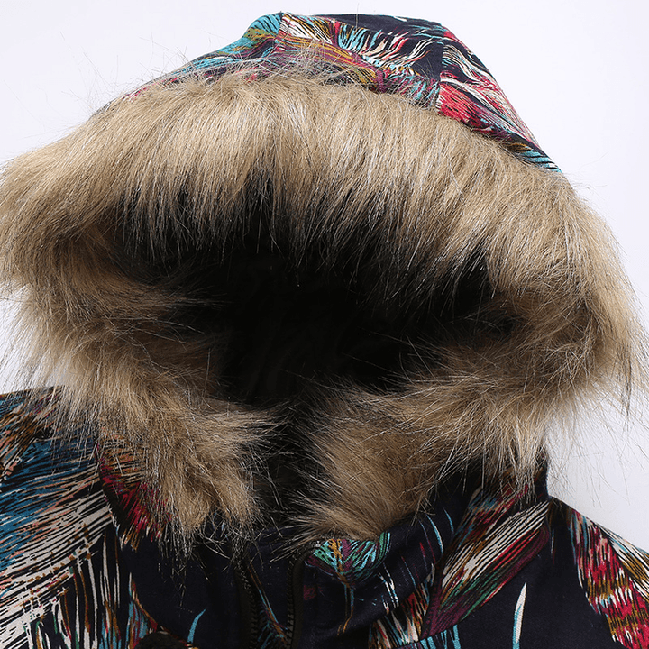 Mens Winter Hooded Warm Fashion Mid Long Cotton Coats - MRSLM