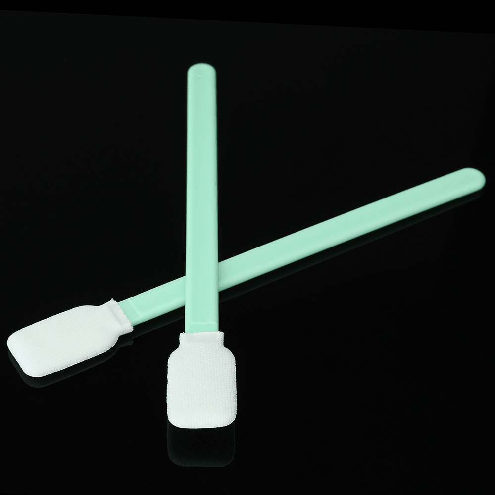 100Pcs Foam Tip Cleaning Head Swabs Sponge Stick for Inkjet Printer Printhead Camera Cleanroom - MRSLM